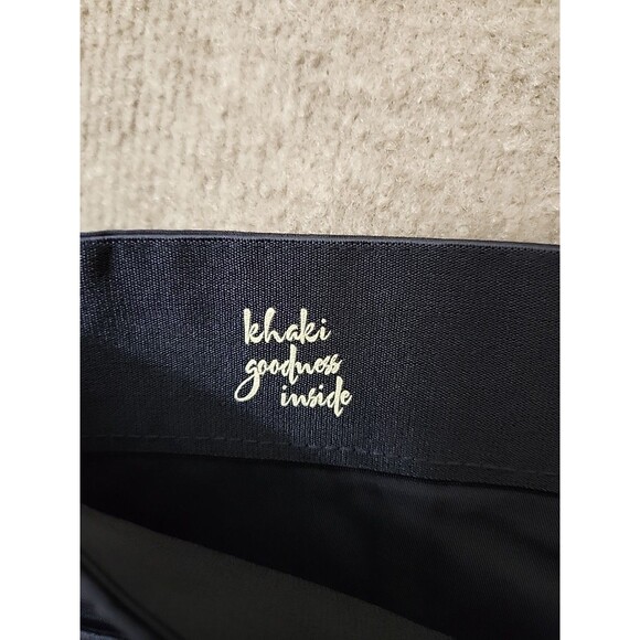 Dockers Sure Fit Khaki Pants Womens 12 Navy Blue Slimming Stretch Trouser NEW - Picture 8 of 10